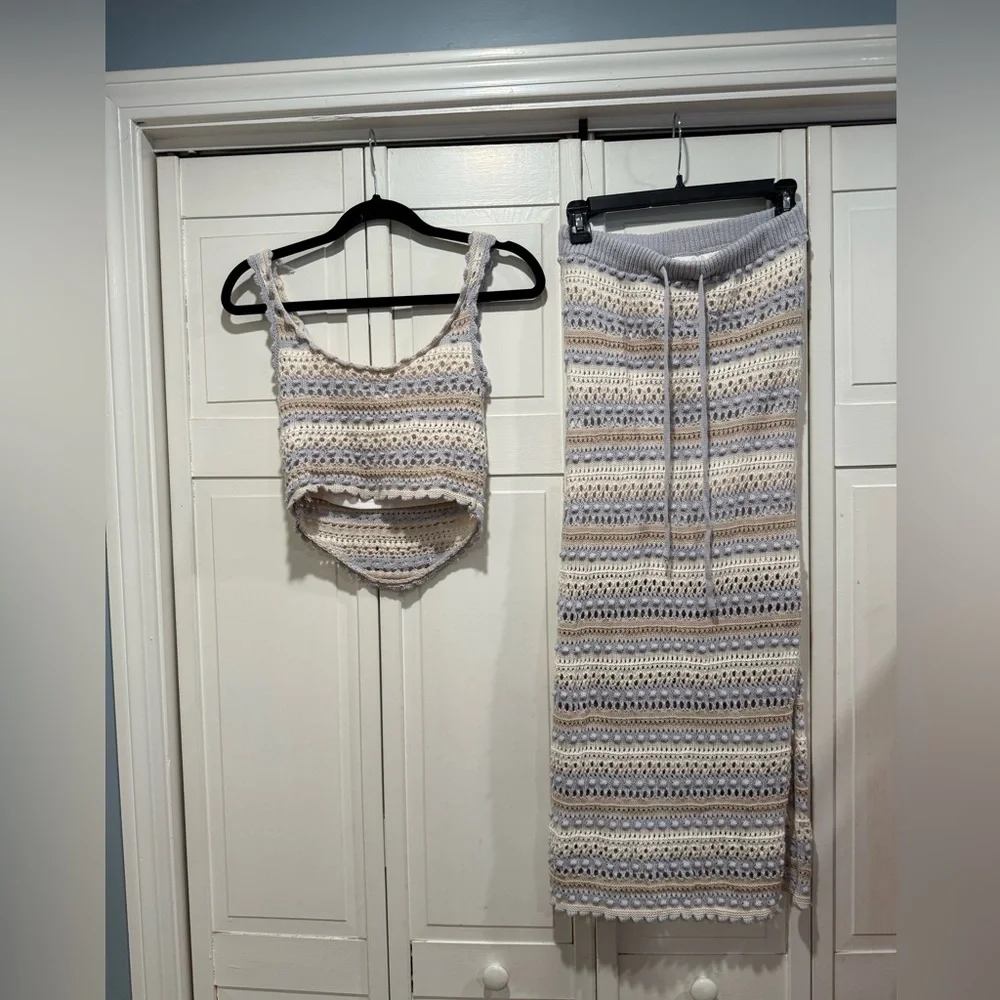 Jessica Simpson crochet set EUC size small - Picture 4 of 4